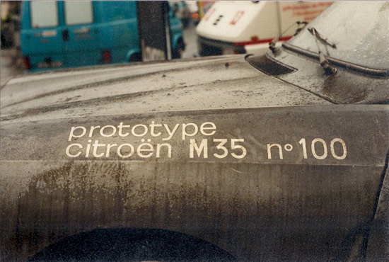 Prototype Citroen M35 no. 100